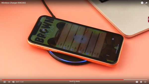 Cargador inalámbrico KWC002