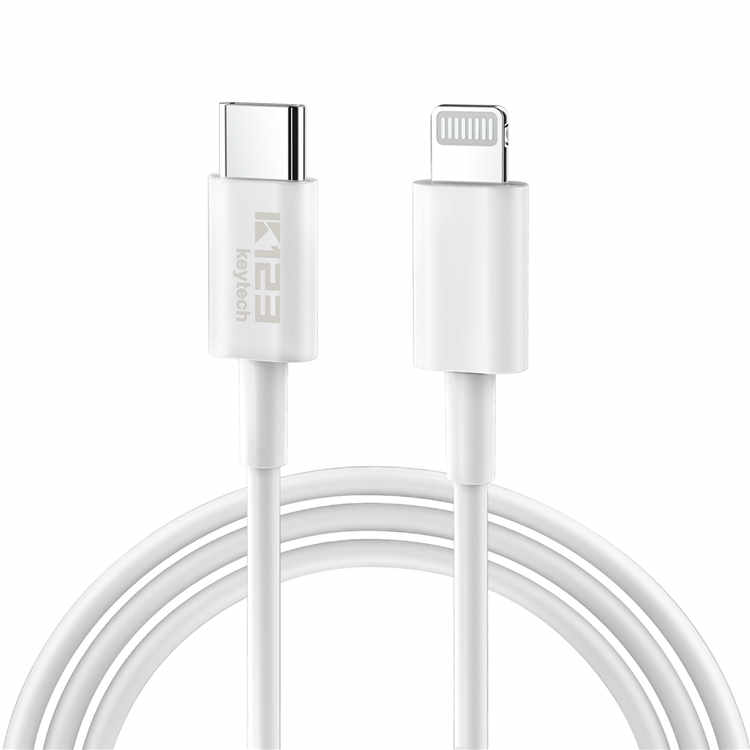 KAL018 C94 USB C a Lightning Cable DE DATOS PD cargador rápido TPE prueba de flexión de moldeo 15000 veces