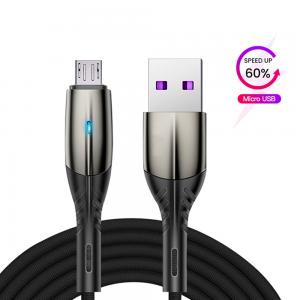 Cable DE DATOS micro USB KMC016, cable de 2,0 USB trenzado de nailon con datos y carga para teléfono móvil Android Samsung