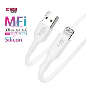 KAL055/056-Silicona MFi Apple Lightning a USB A/C Cargador USB Cable USB C89 C94 Conector Super Speed